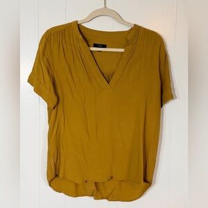 j.Crew Mustard Yellow Women's Top